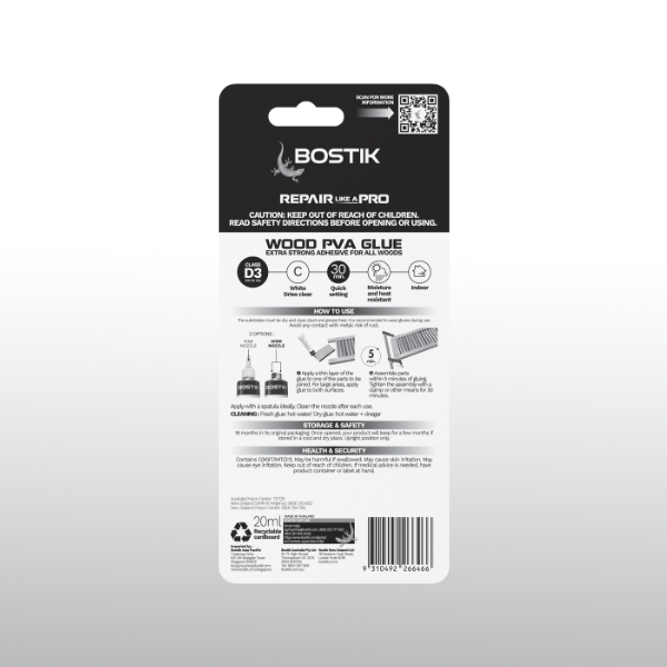 Bostik DIY Singapore Wood Fix Glue Image 2 600x600px