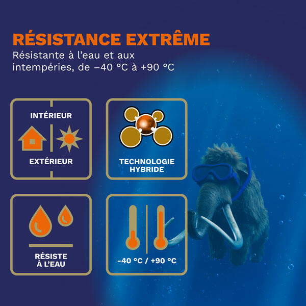 Bostik DIY Belgium French Mamut Colle de montage product image 4