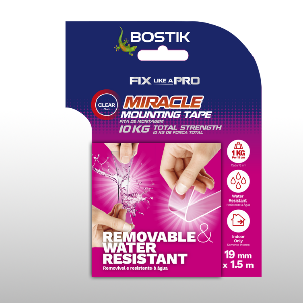 Bostik DIY South Africa Repair Miracle Mounting Tape front product teaser