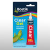 Packaging of Bostik Clear Gel all‑purpose adhesive 25 ml on backing card — transparent gel formula with strong bond