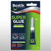 Packaging of Bostik Super Glue Non-Drip Gel, 3g, showcasing its ultra-strong, non-drip formula for precise DIY repairs.