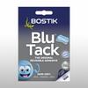 Pack of Bostik Blu Tack Grey with product information about reusable adhesive.