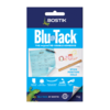 Bostik Blu Tack Original 75g pack, reusable adhesive for sticking, positioning, and holding items.