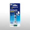 Bostik Super Glue Gel 3g in retail blister packaging, featuring "Repair Like a Pro" branding and product benefits.